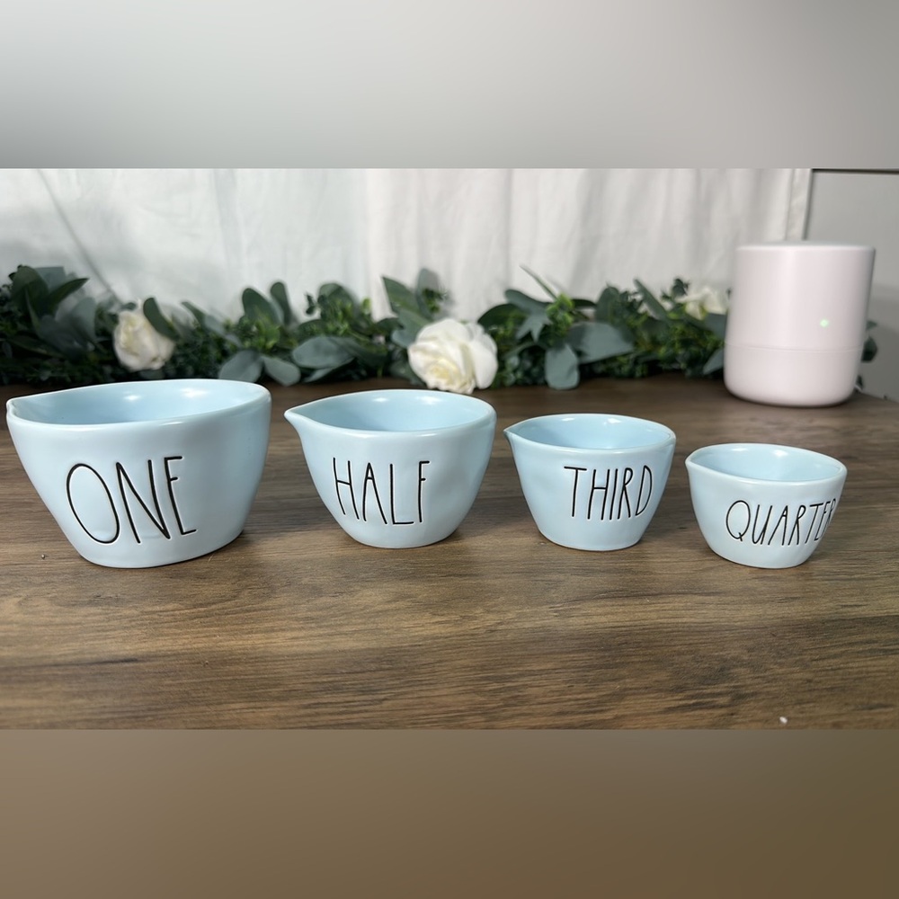 Rae Dunn RARE - Baby Blue Measuring Cup Set